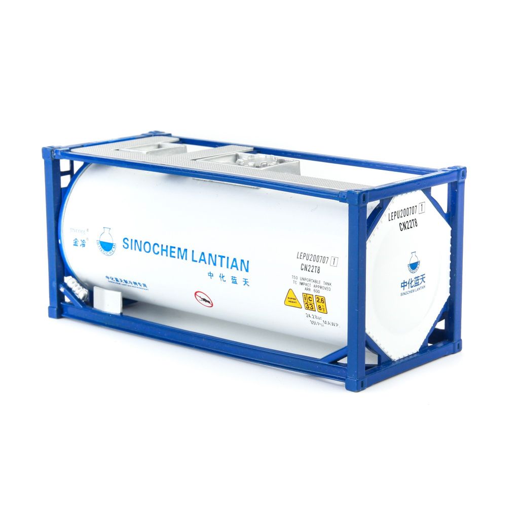 Mô hình container Sinochem Lantian -Tank White 1:50 Dealer