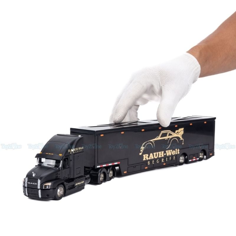 Mô hình xe Mack Anthem Truck RAUH-WELT Car Transporter 2020 1:64 MAISTO