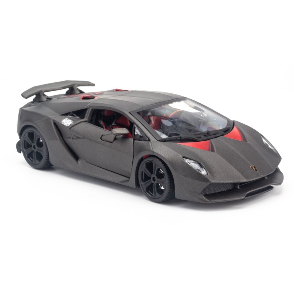 Mô hình xe Lamborghini Sesto Elemento 1:24 Bburago Matte Grey - MH18-21061