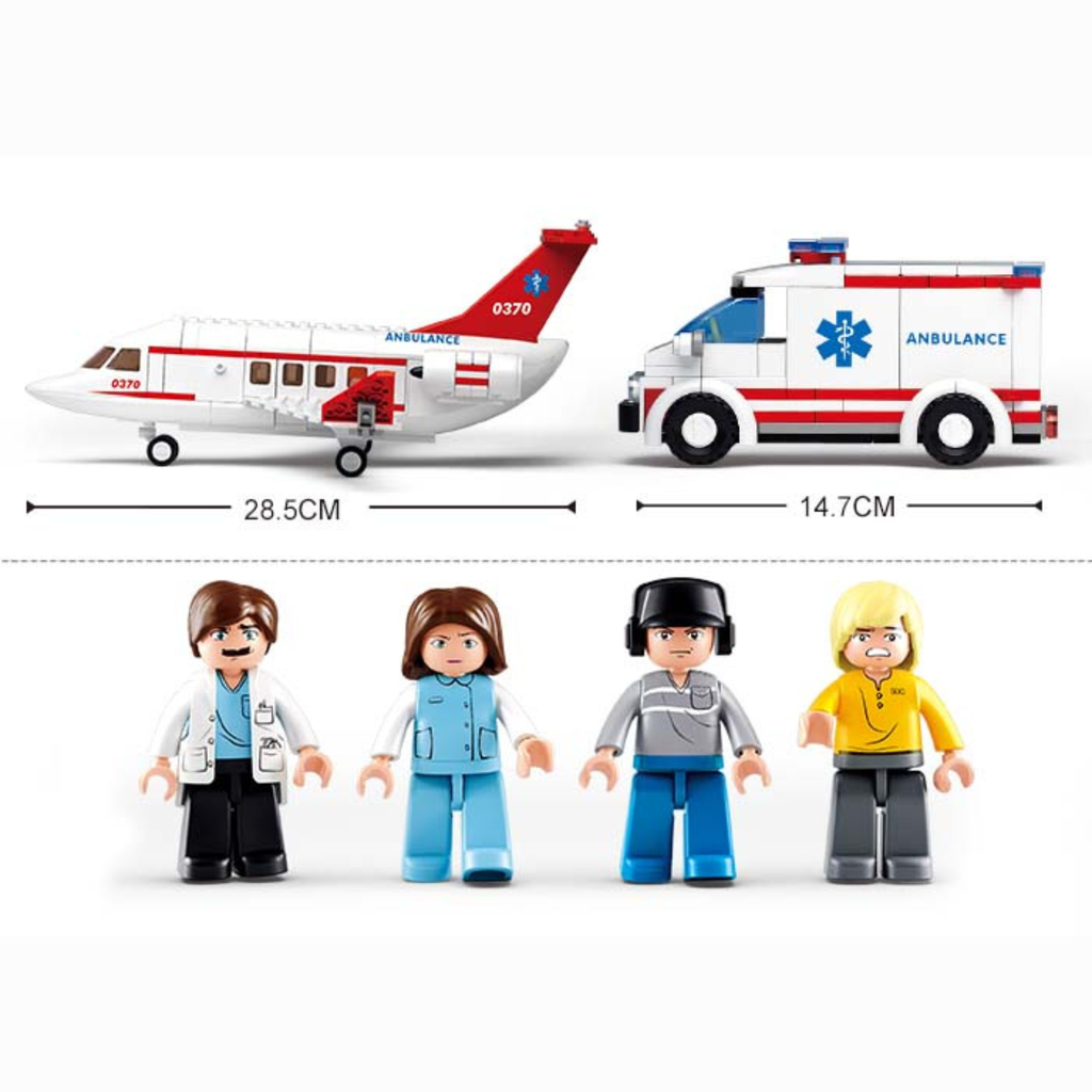 Bộ lắp ráp mô hình Máy Bay Vận Chuyển Sluban