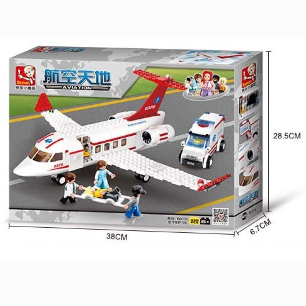 Bộ lắp ráp mô hình Máy Bay Vận Chuyển Sluban