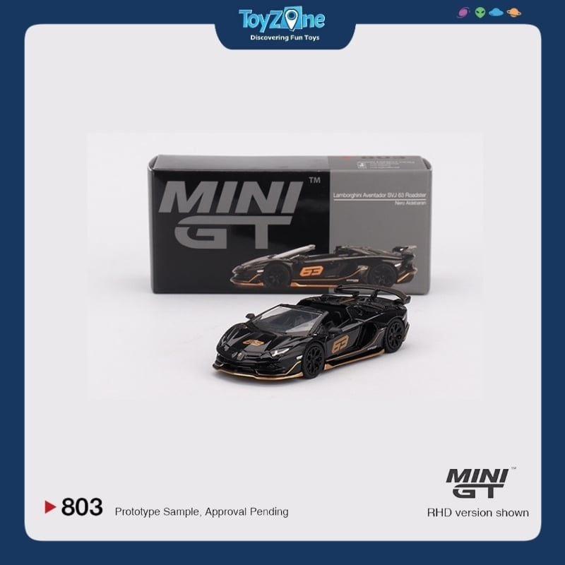 Mô hình xe Lamborghini Aventador SVJ 63 Roadster 1:64 MiniGT