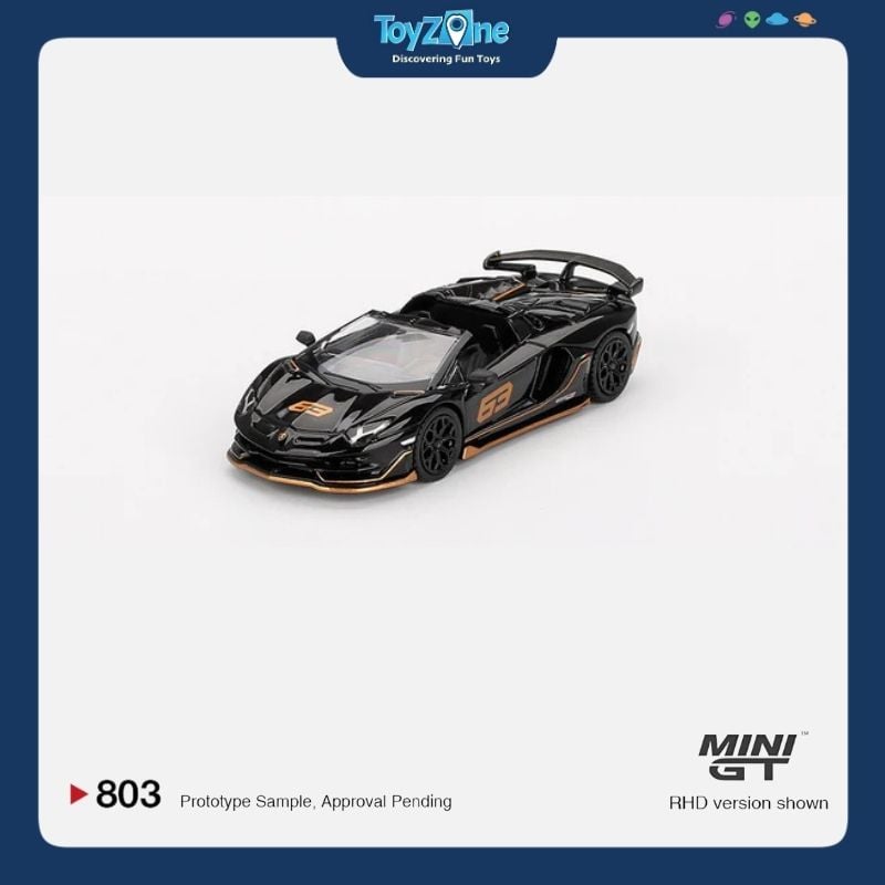 Mô hình xe Lamborghini Aventador SVJ 63 Roadster 1:64 MiniGT