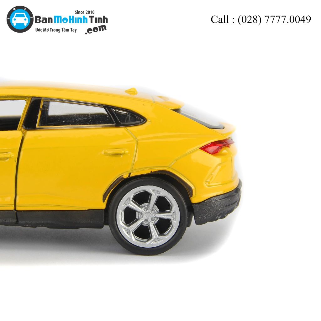 Mô hình xe Lamborghini Urus Yellow 1:36 Welly- 43775