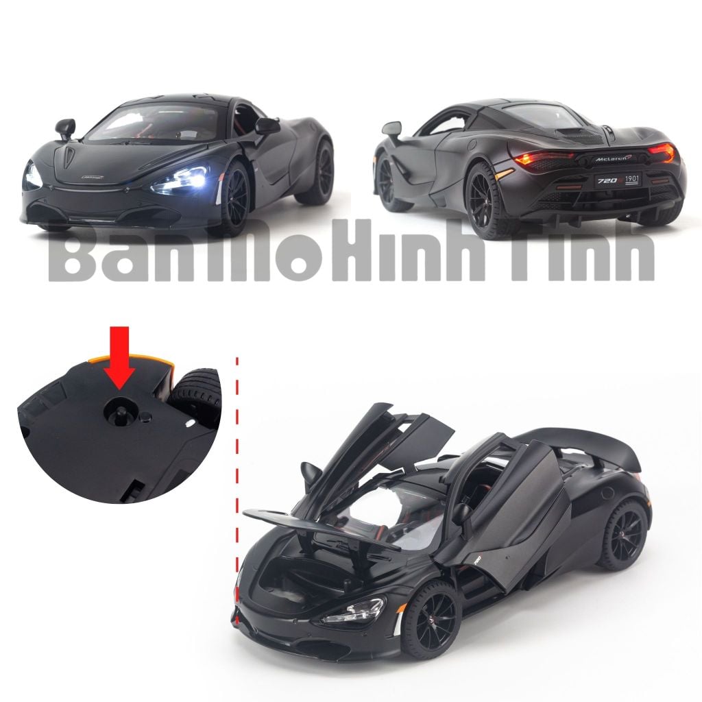 Mô hình xe Mclaren 720S 1:24 Jinlifang