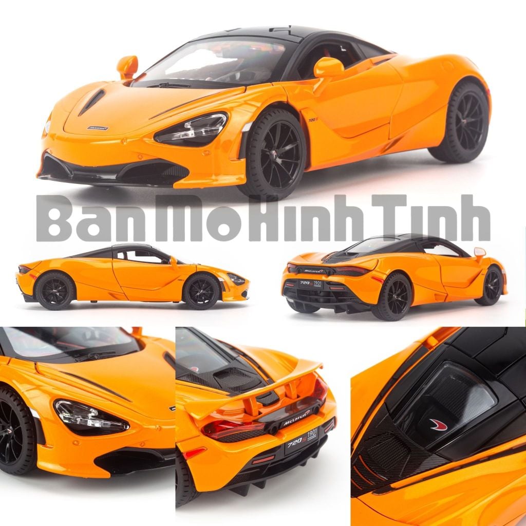Mô hình xe Mclaren 720S 1:24 Jinlifang