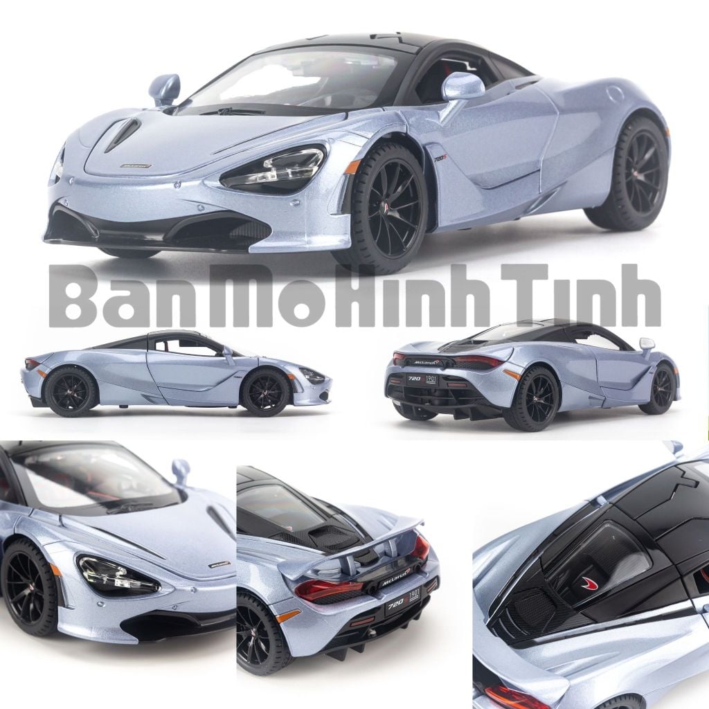 Mô hình xe Mclaren 720S 1:24 Jinlifang