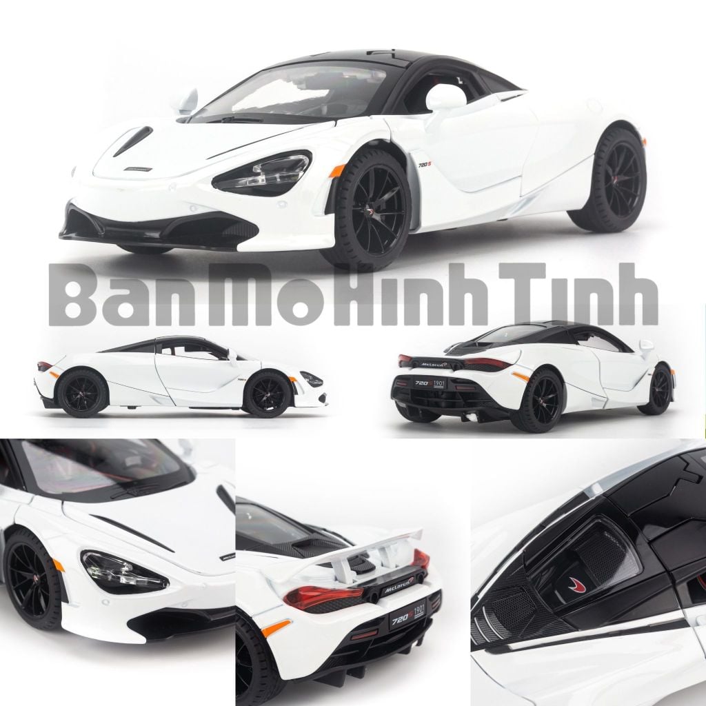 Mô hình xe Mclaren 720S 1:24 Jinlifang