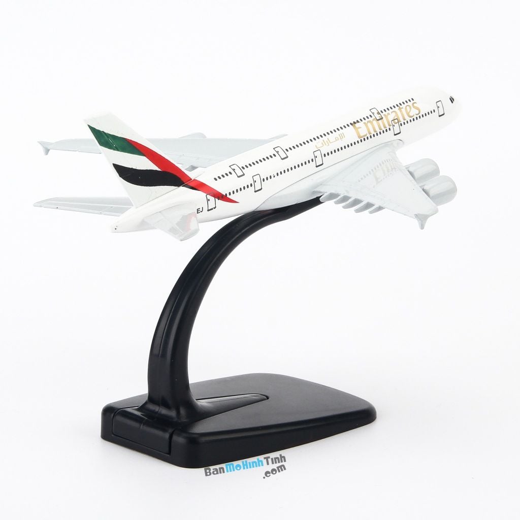 Mô hình máy bay tĩnh Emirates Airbus A380 16cm Evefly giá rẻ (4)