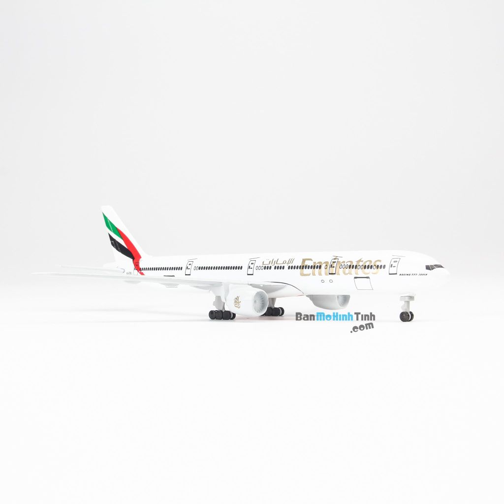 Mô hình máy bay tĩnh Emirates Boeing B777 20cm Everfly giá rẻ (6)