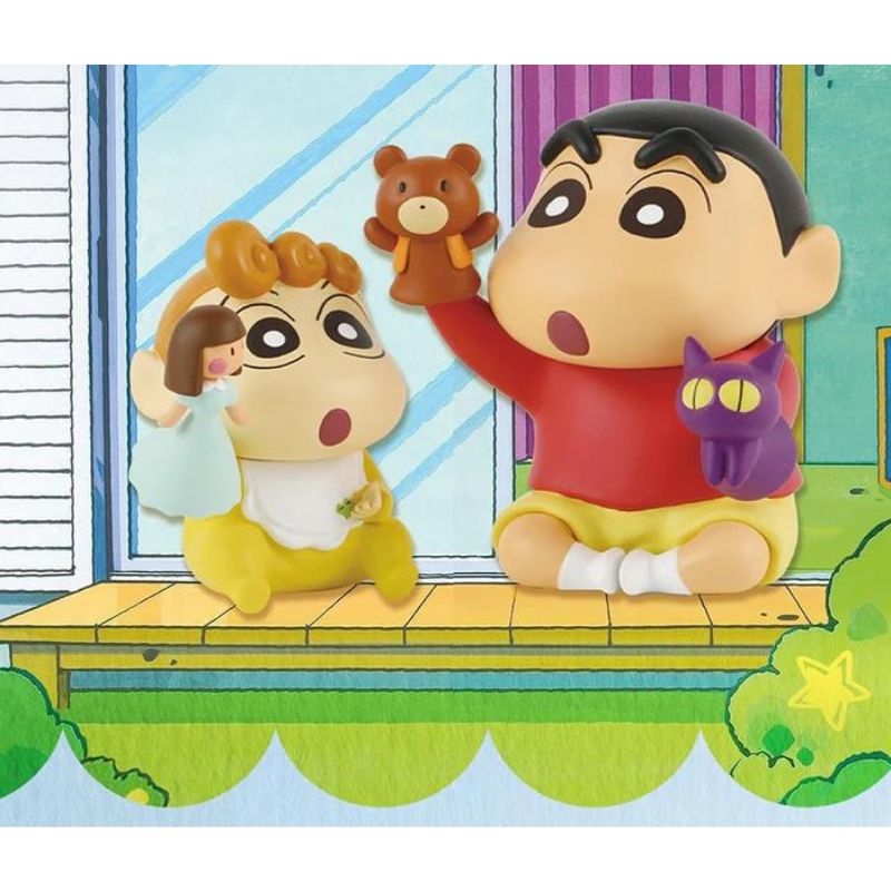 Mô hình Blind box Crayon Shin-chan Daily Life Series 1 ( Cuộc Sống Hằng Ngày ) 52TOYS