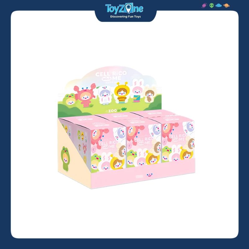 Mô hình Blind box Gấu bông Cell Rico Happy Fluffy FINDING UNICORN