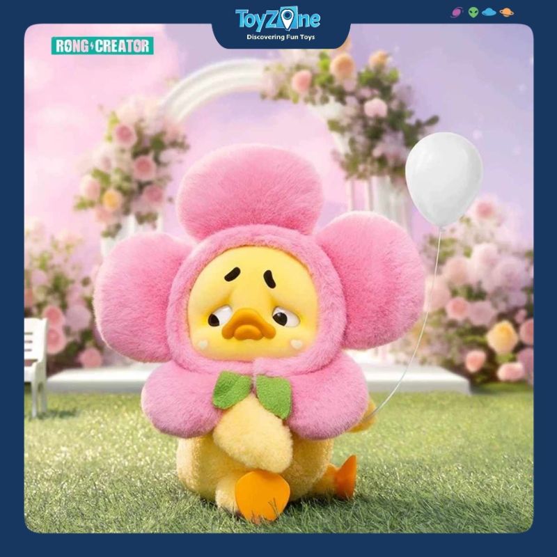 Mô hình Blind box Gấu Bông Max Upset Duck Bloom For U Duck 400% RONGCREATOR