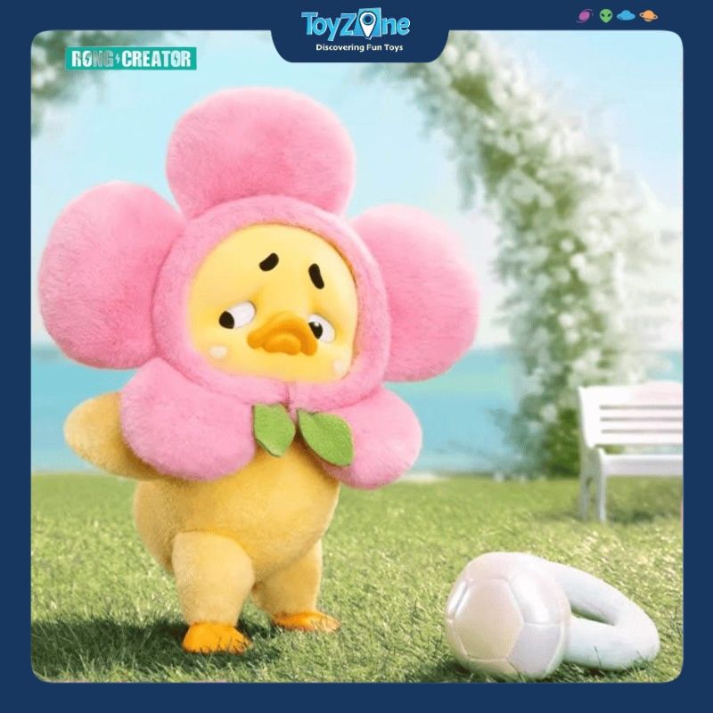 Mô hình Blind box Gấu Bông Max Upset Duck Bloom For U Duck 400% RONGCREATOR