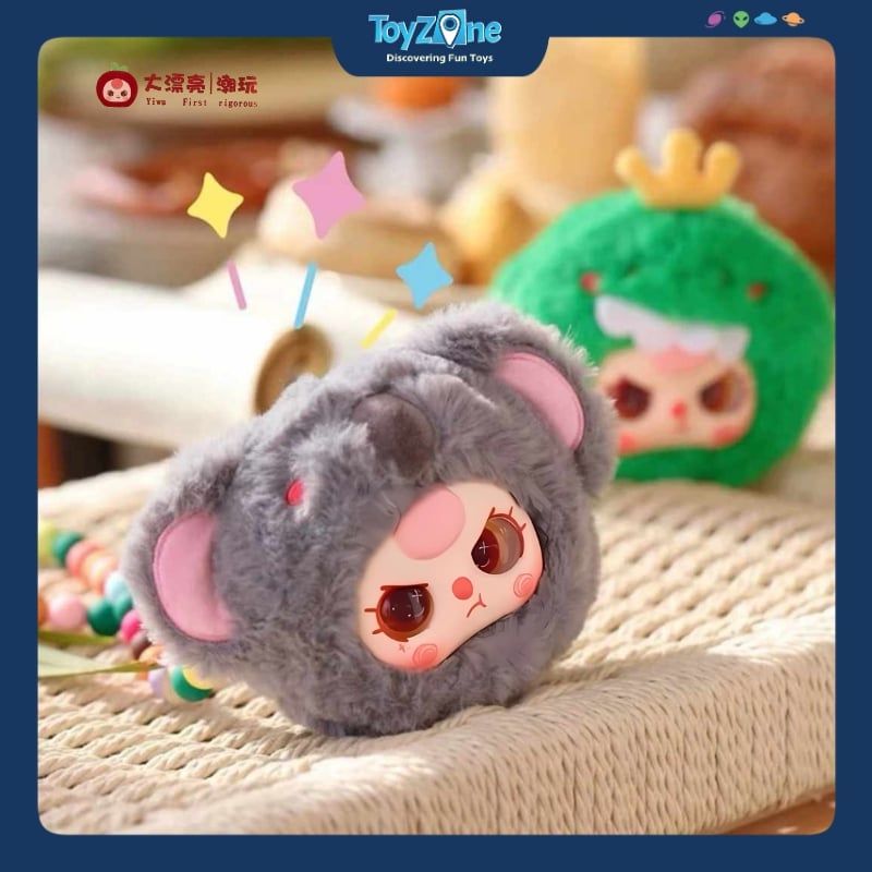 Mô hình Blind box Gấu bông Take Me Out Zipper Bag BABY THREE