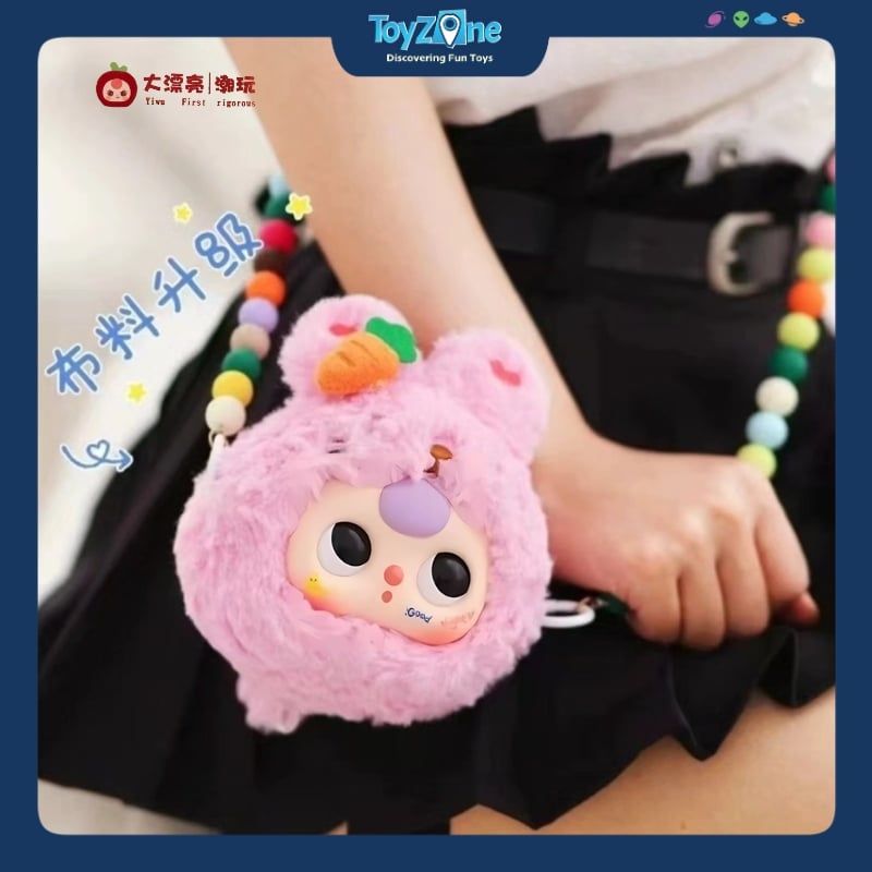Mô hình Blind box Gấu bông Take Me Out Zipper Bag BABY THREE