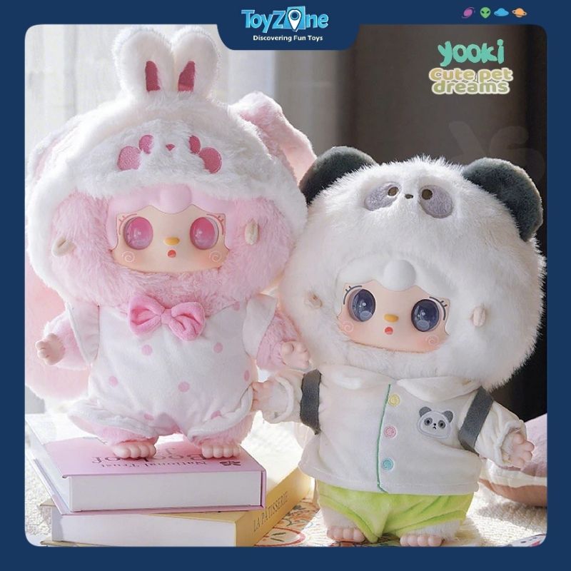 Mô hình Blind box Gấu bông Yooki Cute Pet Dreams 400% ( Giấc Mơ Thú Cưng Dễ Thương ) YALLI STUDIO