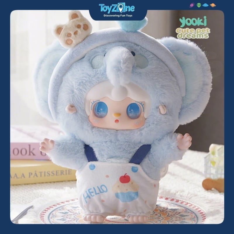 Mô hình Blind box Gấu bông Yooki Cute Pet Dreams 400% ( Giấc Mơ Thú Cưng Dễ Thương ) YALLI STUDIO
