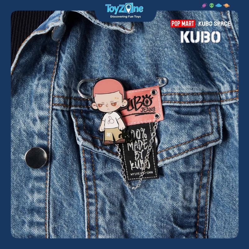 Mô hình Blind box KUBO Jeans Ghim cài áo Series Badge POP MART