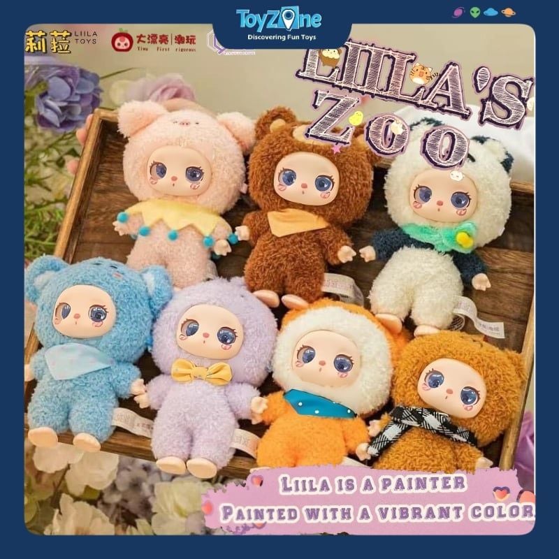 Mô hình Blind Box Móc khóa Gấu Bông Liila's Zoo ( Sở Thú Liila's ) LIILA TOYS