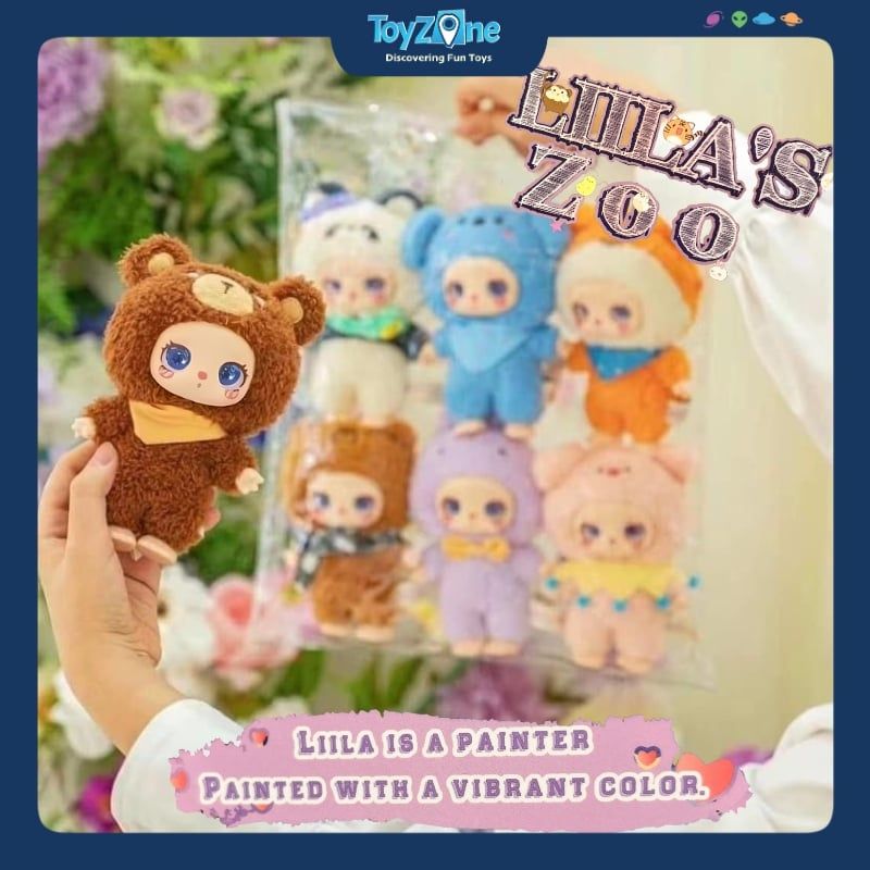 Mô hình Blind Box Móc khóa Gấu Bông Liila's Zoo ( Sở Thú Liila's ) LIILA TOYS
