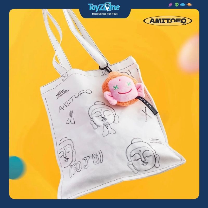 Mô hình Blind box Móc khóa Gấu bông Amitofo Good Luck AMITOFO