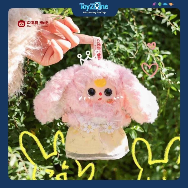 Mô hình Blind box Móc khóa Gấu bông Baby Three V3 Mini CUREPLANETA