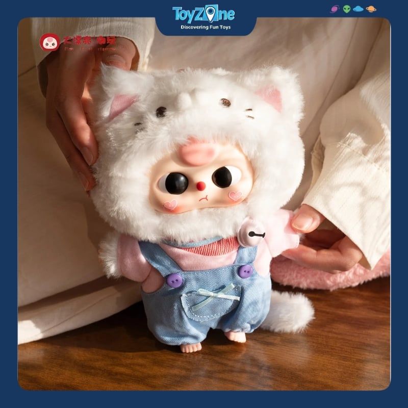 Mô hình Blind box Móc khóa Gấu bông BABY THREE Kitten Wardrobe ( Tủ Quần Áo Mèo Con ) CUREPLANETA