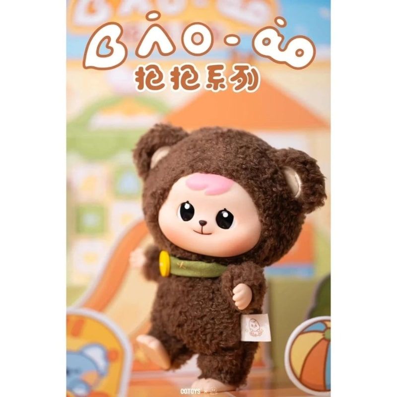 Mô hình Blind box Móc khóa Gấu bông Bao-ao Cuddle Bear ( Chú Gấu Ấm Áp ) CQTOYS