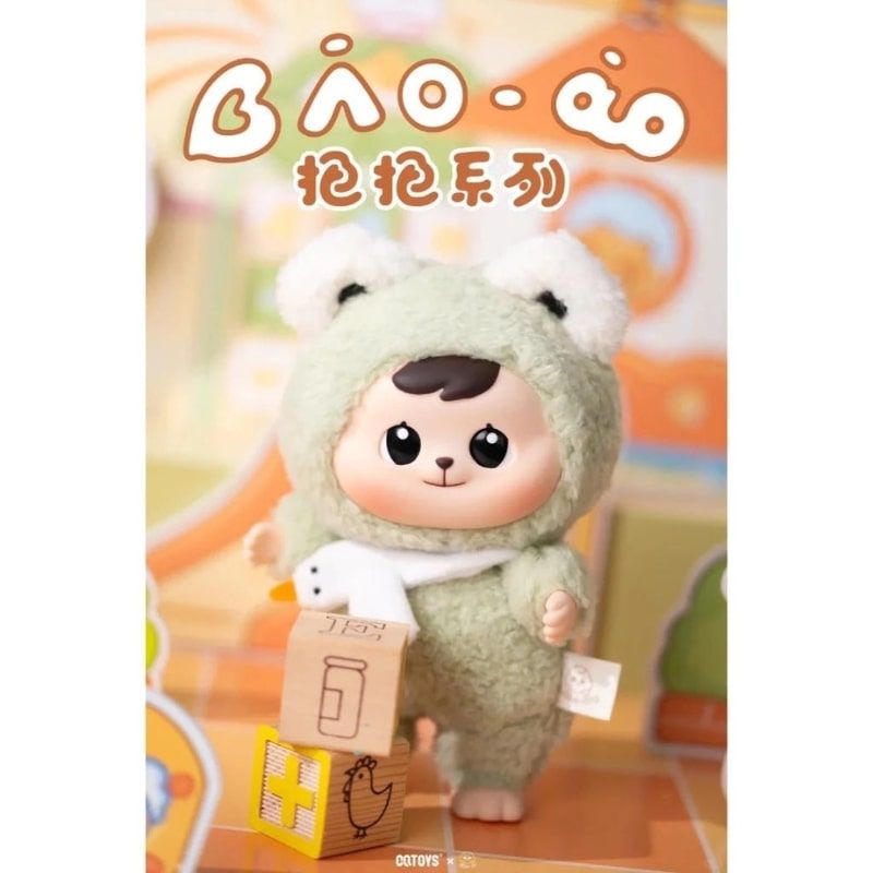 Mô hình Blind box Móc khóa Gấu bông Bao-ao Cuddle Bear ( Chú Gấu Ấm Áp ) CQTOYS