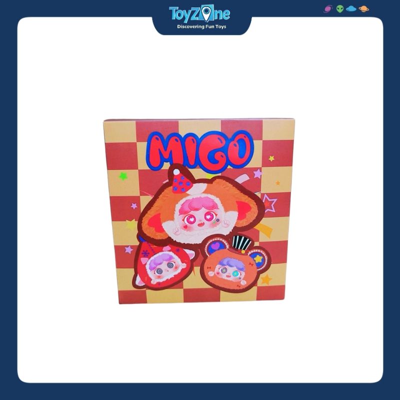 Mô hình Blind box Móc khoá Gấu bông Migo Dream Circus ( Migo Rạp Xiếc Trong Mơ ) HAPPY GHOST