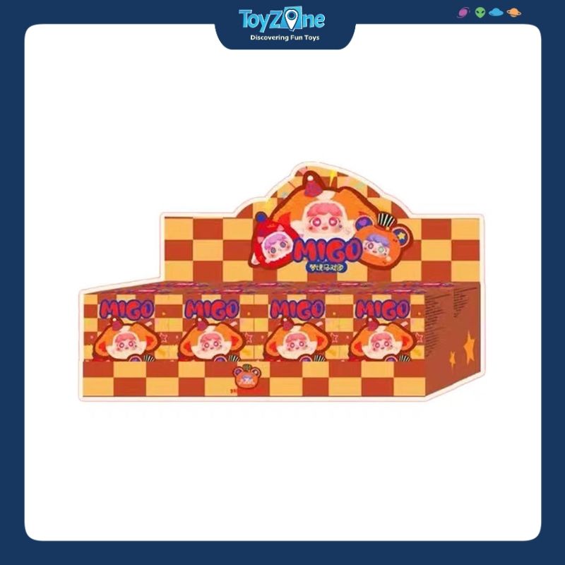 Mô hình Blind box Móc khoá Gấu bông Migo Dream Circus ( Migo Rạp Xiếc Trong Mơ ) HAPPY GHOST