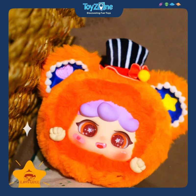 Mô hình Blind box Móc khoá Gấu bông Migo Dream Circus ( Migo Rạp Xiếc Trong Mơ ) HAPPY GHOST