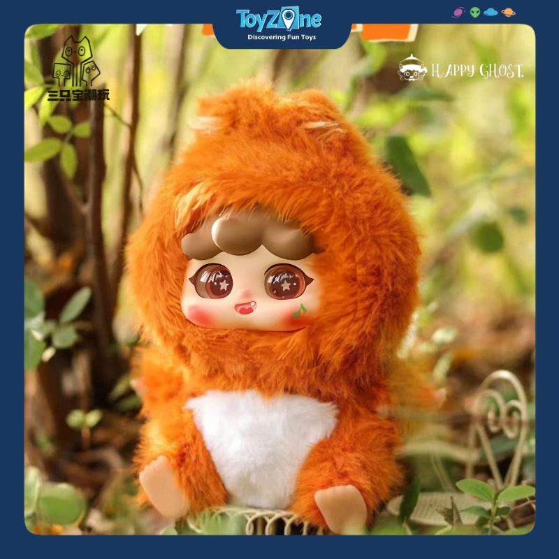 Mô hình Blind box Móc Khóa Gấu Bông Migo Forest Party ( Bữa Tiệc Trong Rừng ) HAPPY GHOST