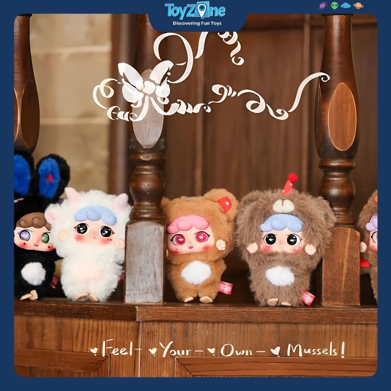 Mô hình Blind box Móc khoá Gấu bông Migo Sneaky ( Migo Lén Lút ) HAPPY GHOST