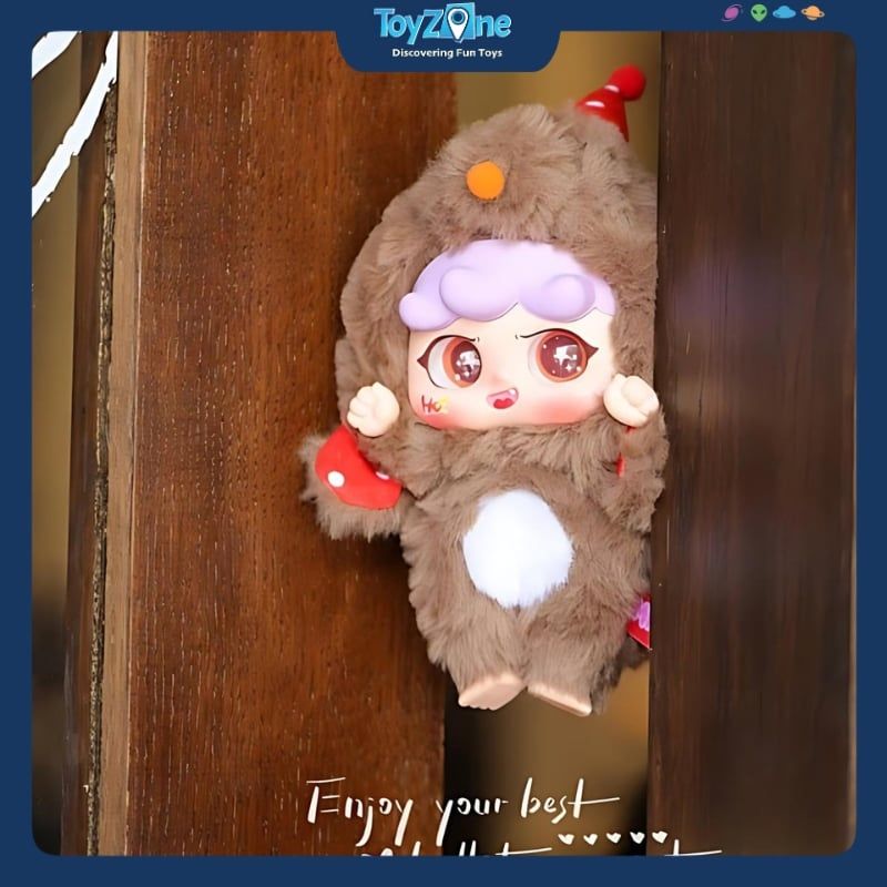 Mô hình Blind box Móc khoá Gấu bông Migo Sneaky ( Migo Lén Lút ) HAPPY GHOST