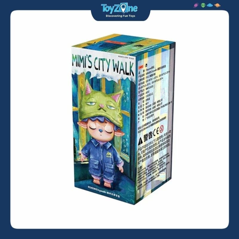Mô hình Blind box Móc khóa Gấu bông Mimi City Walk ( Đi Dạo Trong Thành Phố ) HEYONE