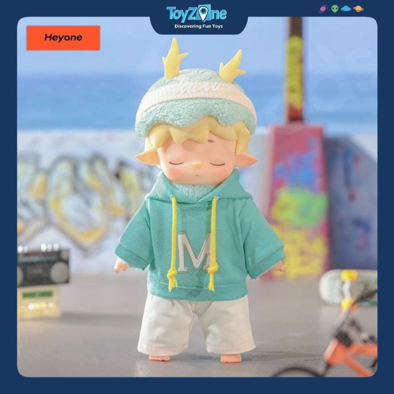 Mô hình Blind box Móc khóa Gấu bông Mimi City Walk ( Đi Dạo Trong Thành Phố ) HEYONE