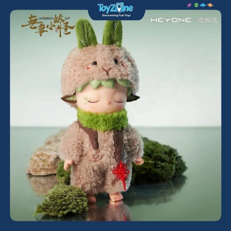 Mô hình Blind box Móc khóa Gấu bông Mimi Leisurely Elf ( Yêu Tinh Nhàn Nhã ) Plush Pendant Series HEYONE