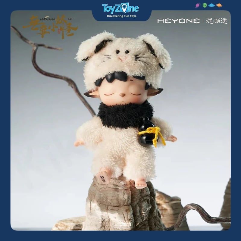 Mô hình Blind box Móc khóa Gấu bông Mimi Leisurely Elf ( Yêu Tinh Nhàn Nhã ) Plush Pendant Series HEYONE