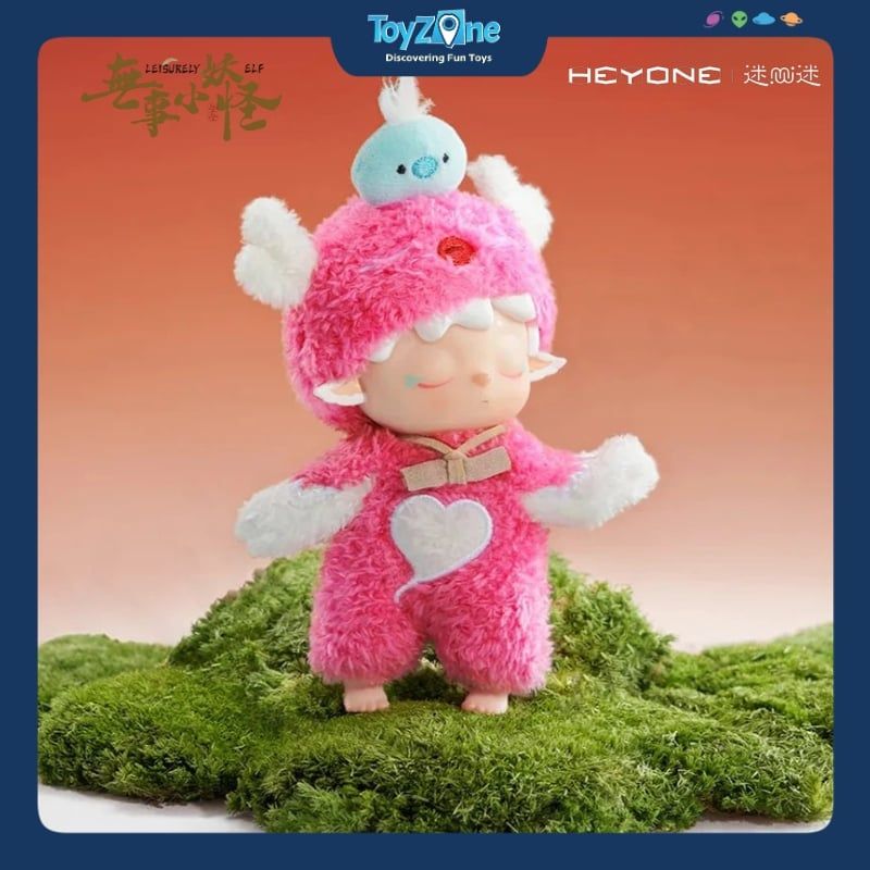 Mô hình Blind box Móc khóa Gấu bông Mimi Leisurely Elf ( Yêu Tinh Nhàn Nhã ) Plush Pendant Series HEYONE