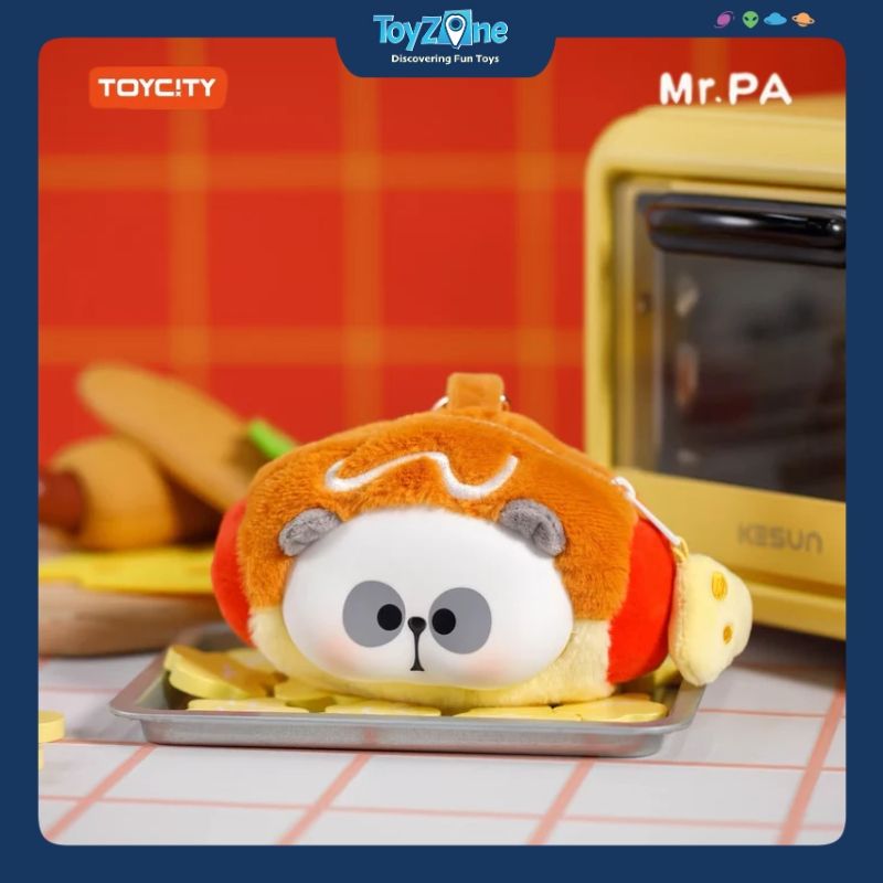 Mô hình Blind Box Móc khoá Gấu bông Mr.Pa What To Eat Today ( Hôm Nay Ăn Gì ) TOYCITY