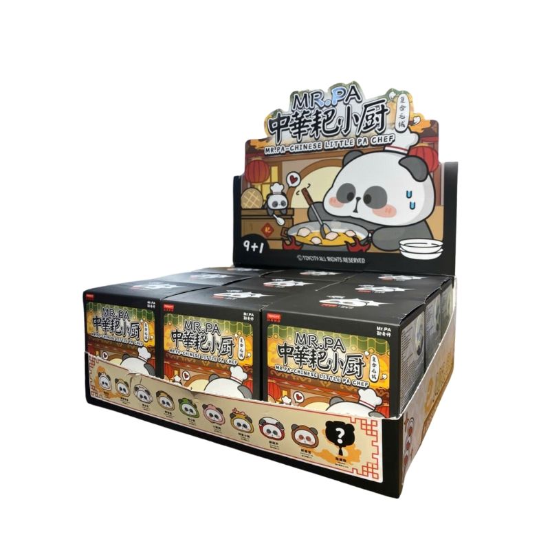 Mô hình Blind Box Móc khoá Gấu bông Mr.Pa What To Eat Today ( Hôm Nay Ăn Gì ) TOYCITY