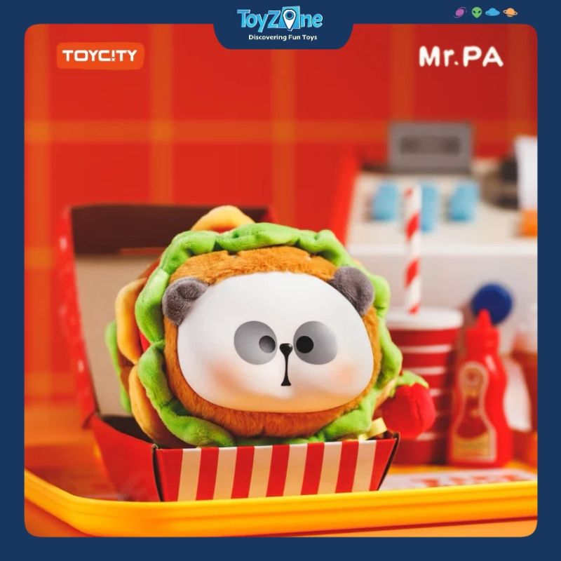 Mô hình Blind Box Móc khoá Gấu bông Mr.Pa What To Eat Today ( Hôm Nay Ăn Gì ) TOYCITY