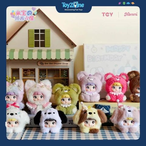 Mô hình Blind box Móc khóa Gấu bông Nommi V4 Mibao Series HITOY