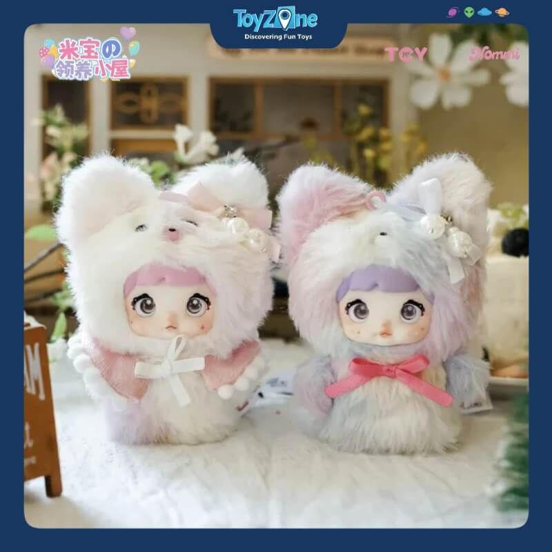 Mô hình Blind box Móc khóa Gấu bông Nommi V4 Mibao Series HITOY