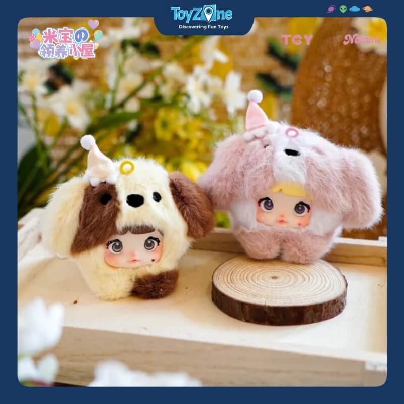 Mô hình Blind box Móc khóa Gấu bông Nommi V4 Mibao Series HITOY
