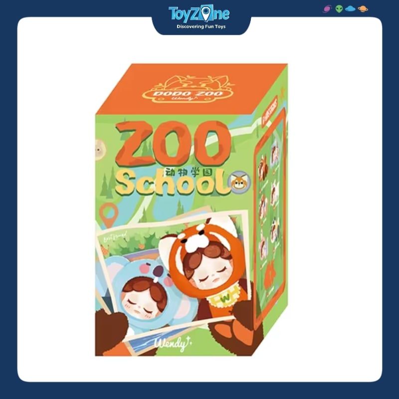 Mô hình Blind box Móc khoá Gấu bông Wendy Zoo School ( Trường Học Sở Thú ) DODO SUGAR