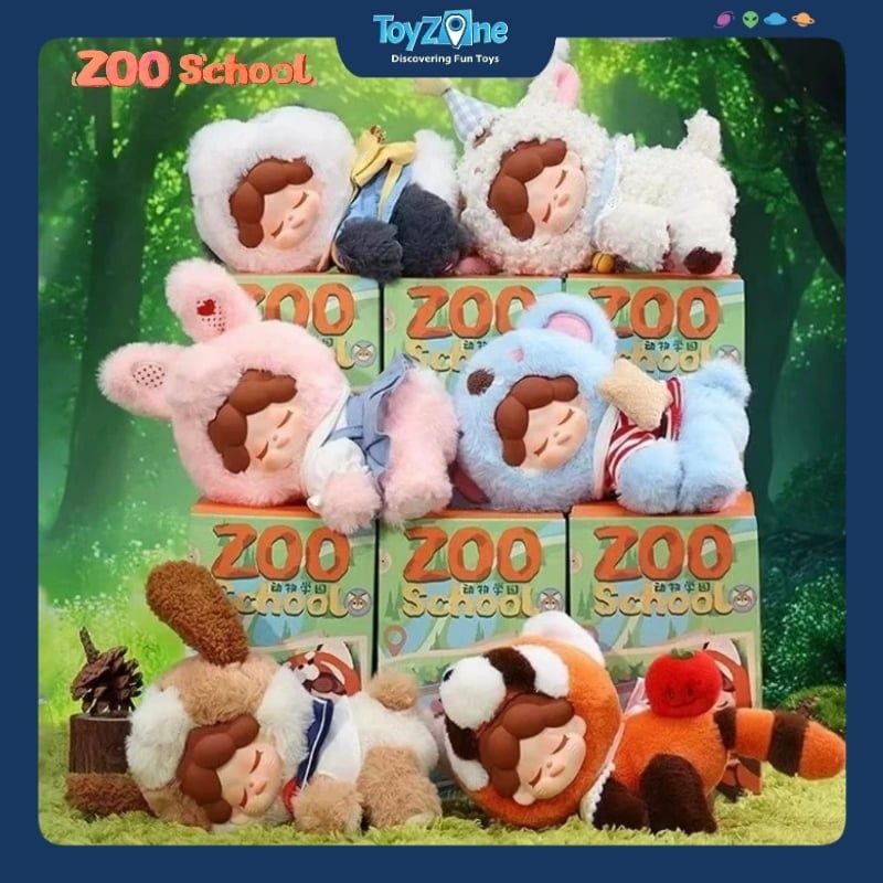 Mô hình Blind box Móc khoá Gấu bông Wendy Zoo School ( Trường Học Sở Thú ) DODO SUGAR