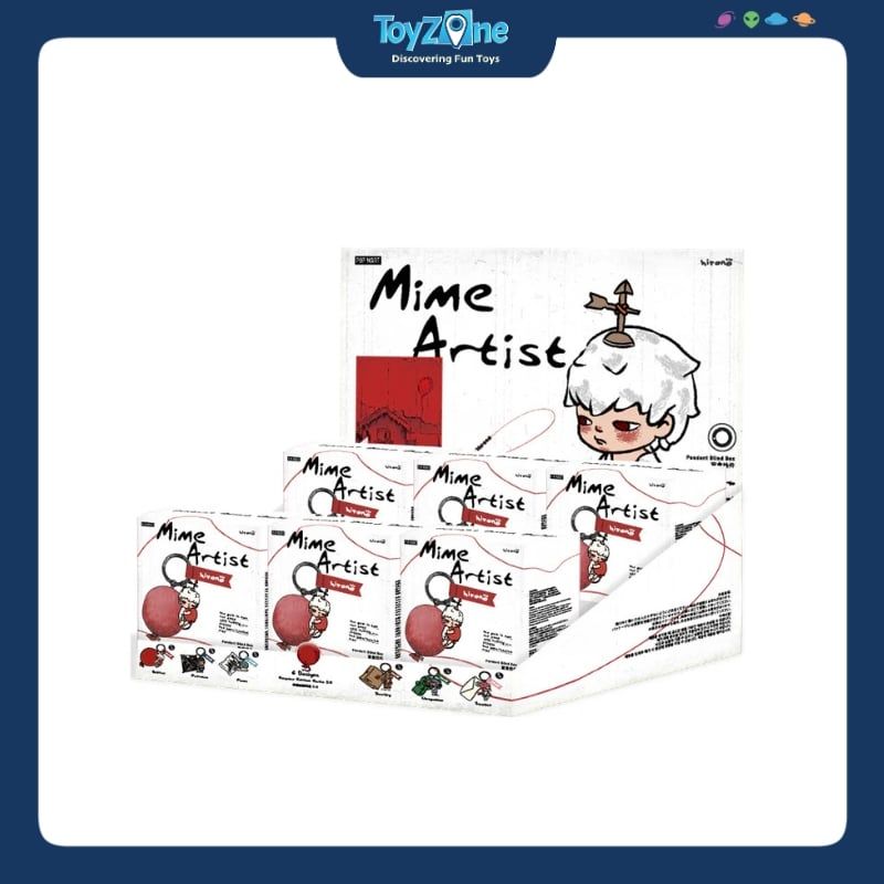 Mô hình Blind box Móc khóa Hirono Mime Series Pendant POP MART